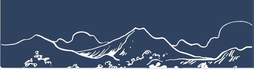 Decorative mountain ornament